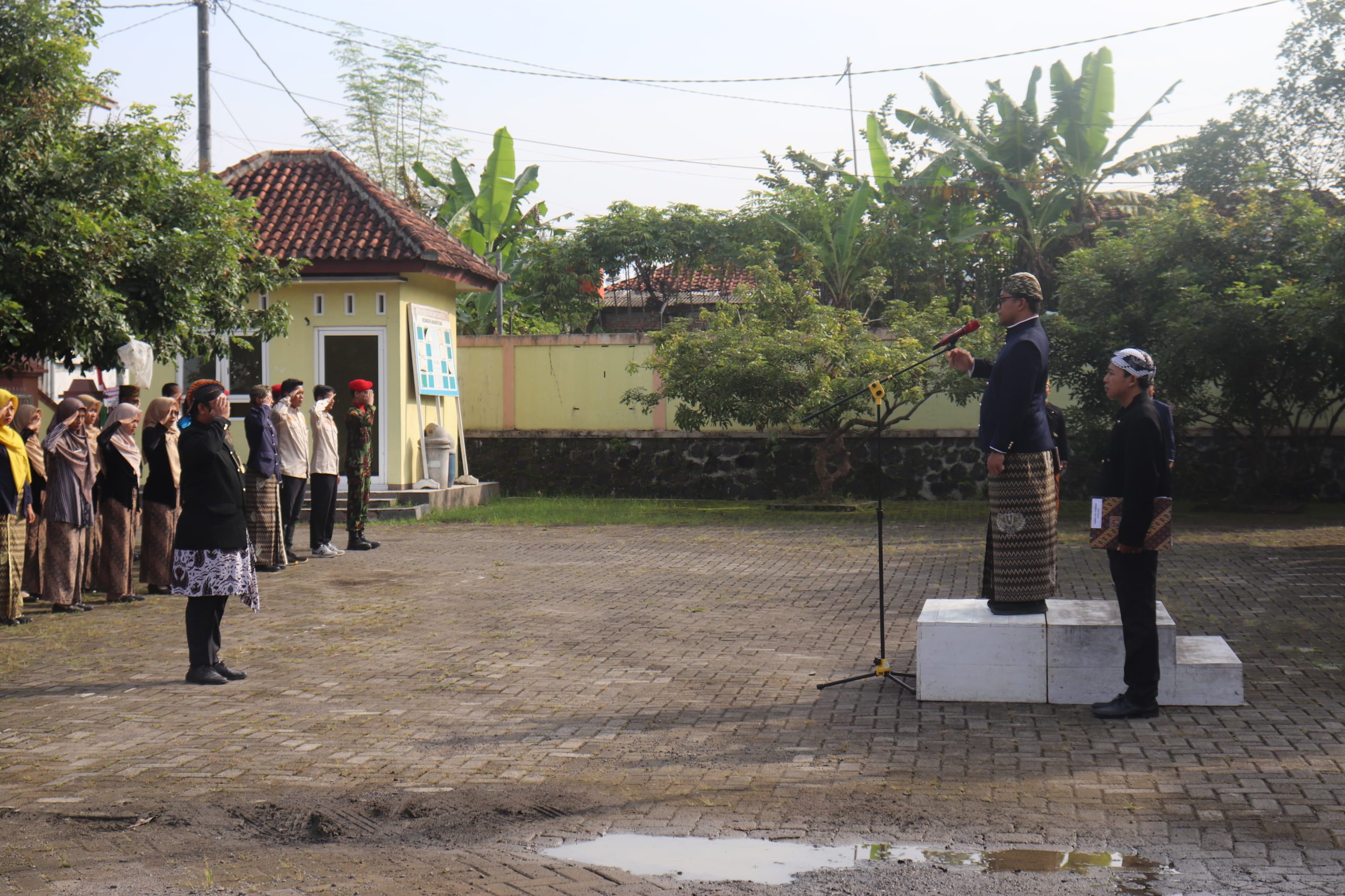 Upacara Peringatan Hari Jadi ke-169 Kabupaten Cilacap di Kecamatan Karangpucung