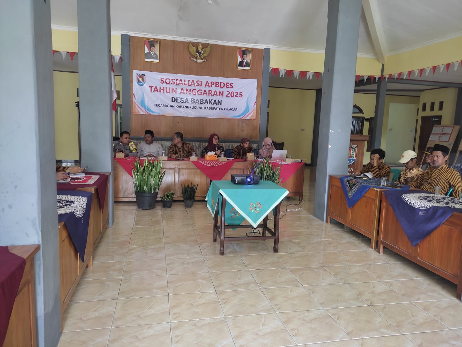 Musdes Laporan Realisasi APBDes 2024 dan Sosialisasi APBDes Tahun 2205 Desa Babakan