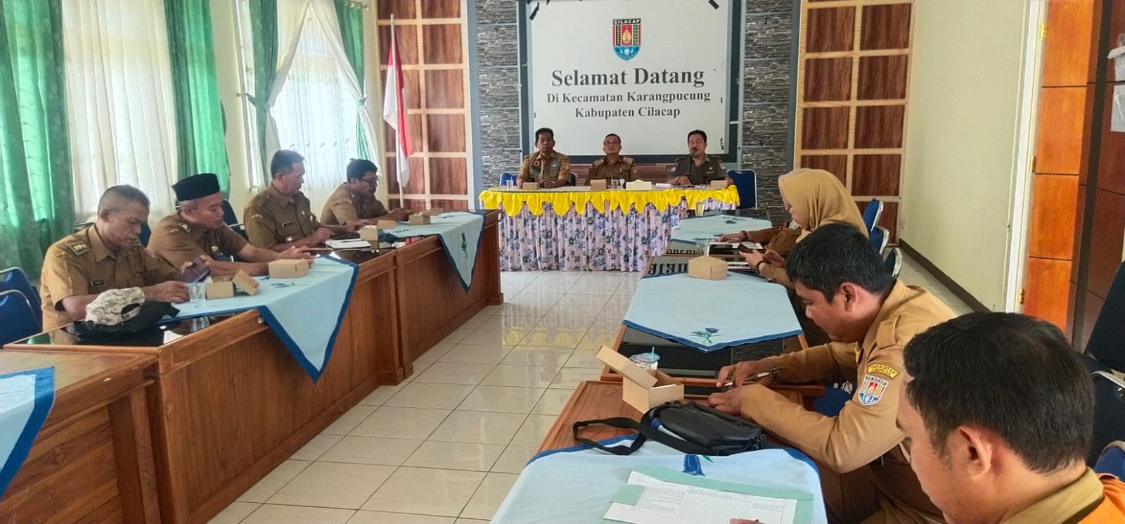 Rakor Penanggulangan Bencana Tanah Longsor di Kecamatan Karangpucung